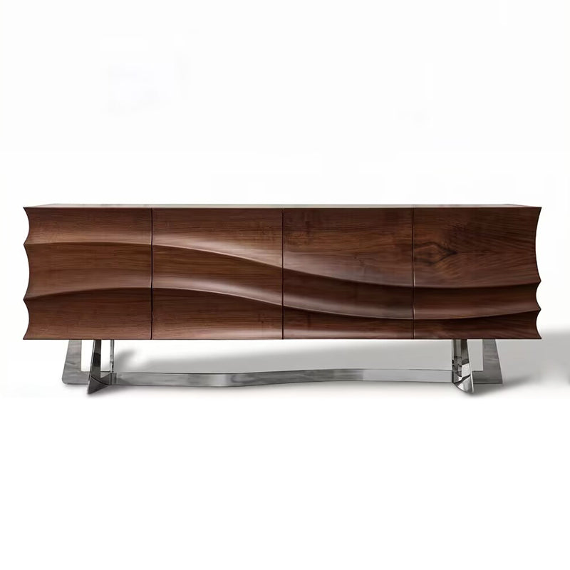 Ceviz Luxurious Irregular Upscale Solid Wood Customize Sideboard