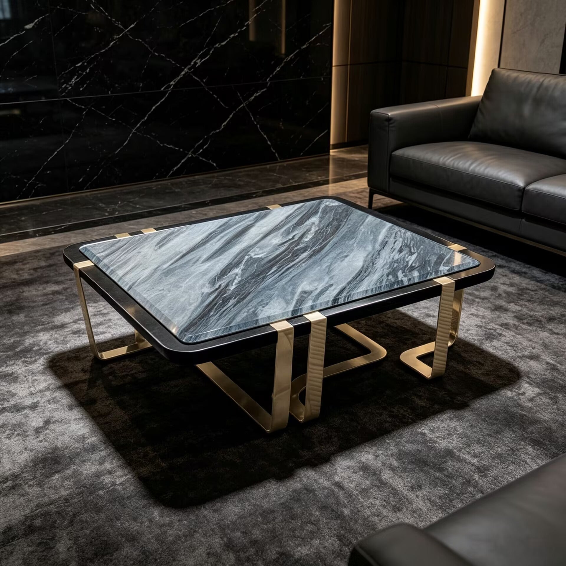 Charisma Villa Living Room Geometric Creativity Rectangle Coffee Table