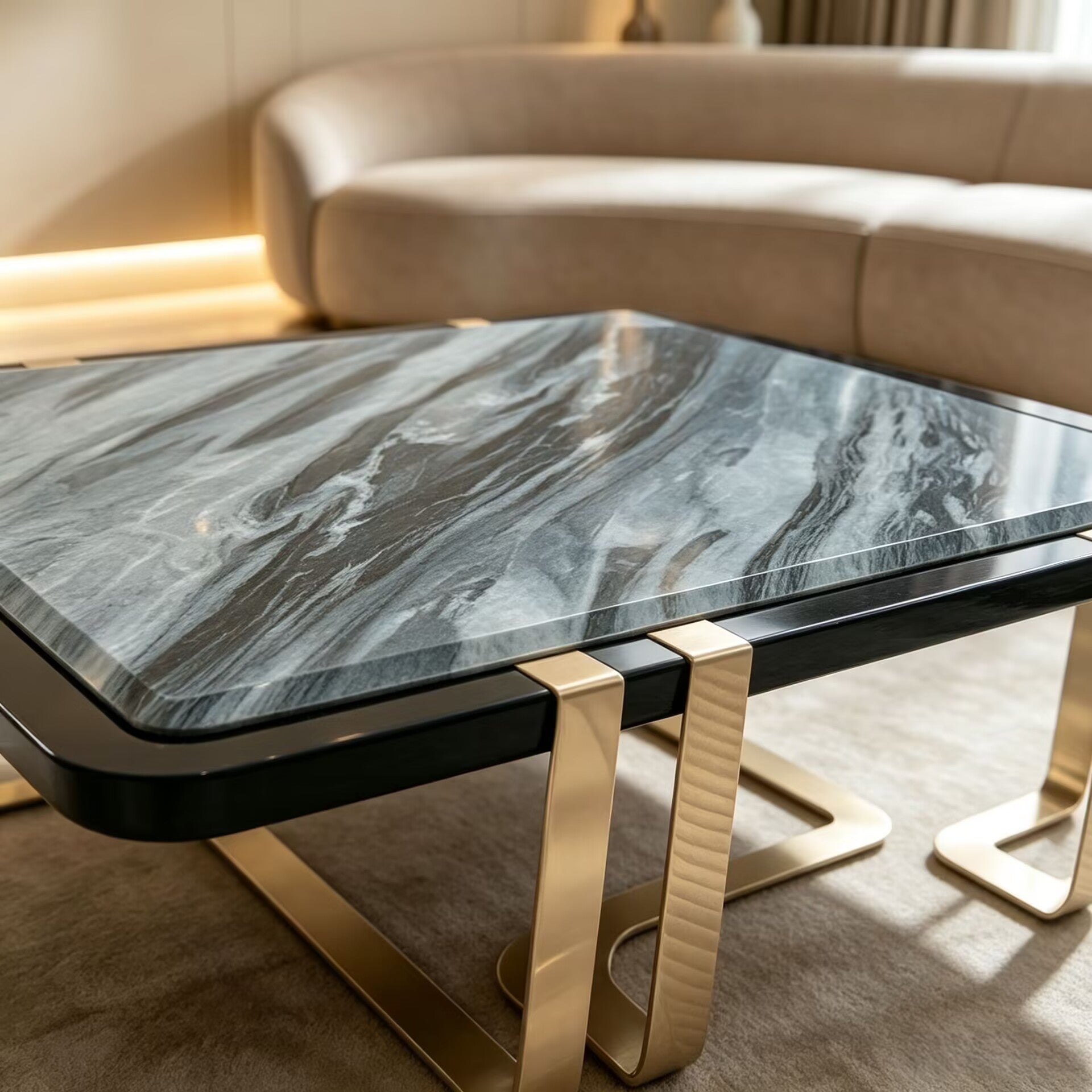Charisma Villa Living Room Geometric Creativity Rectangle Coffee Table