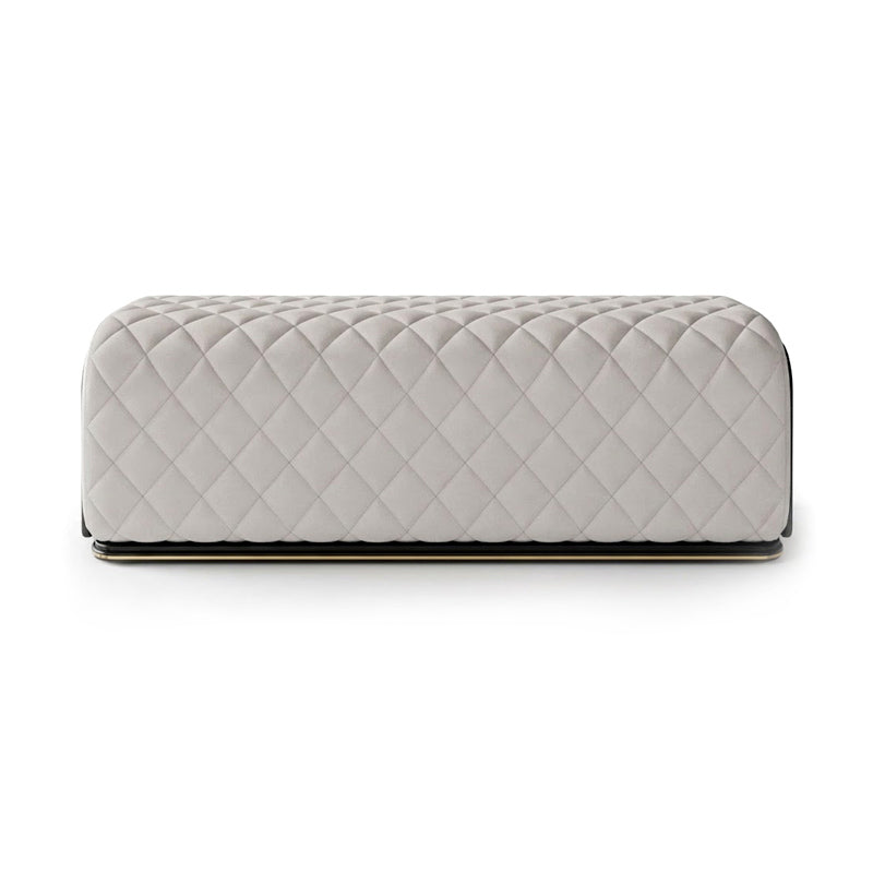 Charla Luxurious Bedroom High Quality Art Leather Bed-End Bench