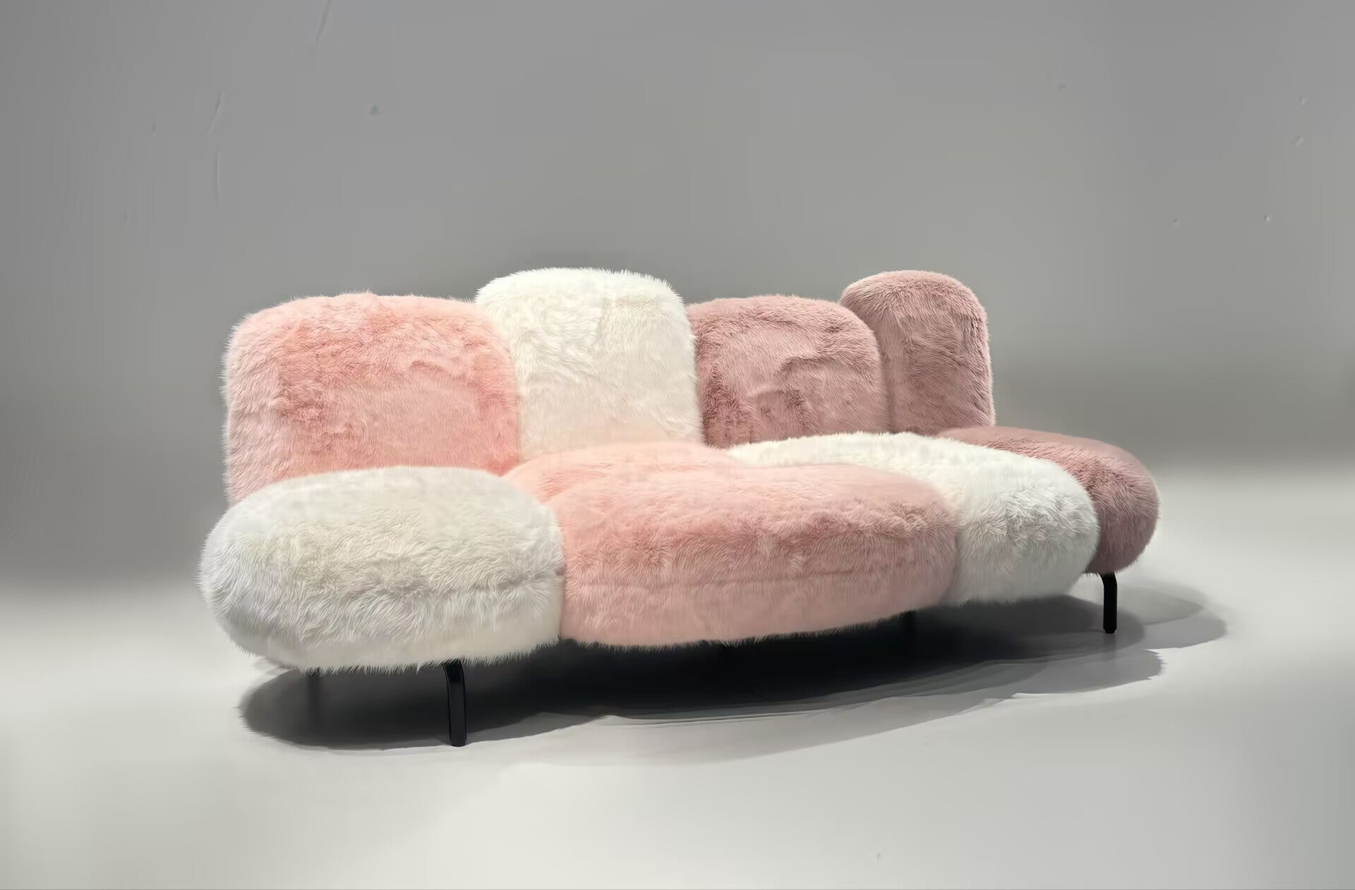 Cipria Luxury Irregular Upscale Unique Creativity Fabric Sofa
