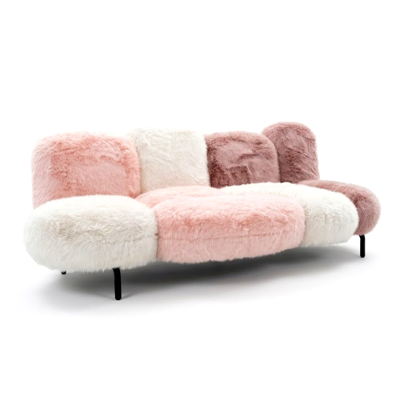 Cipria Luxury Irregular Upscale Unique Creativity Fabric Sofa