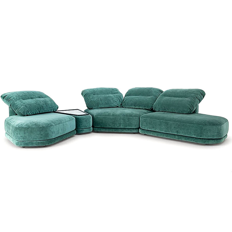 Cliff Villa Living Room Combination Curved Modular Large Fabric Sofa