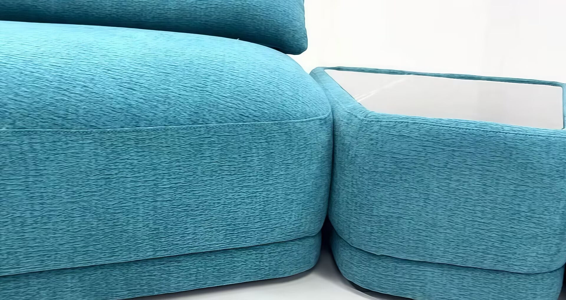 Cliff Villa Living Room Combination Curved Modular Large Fabric Sofa