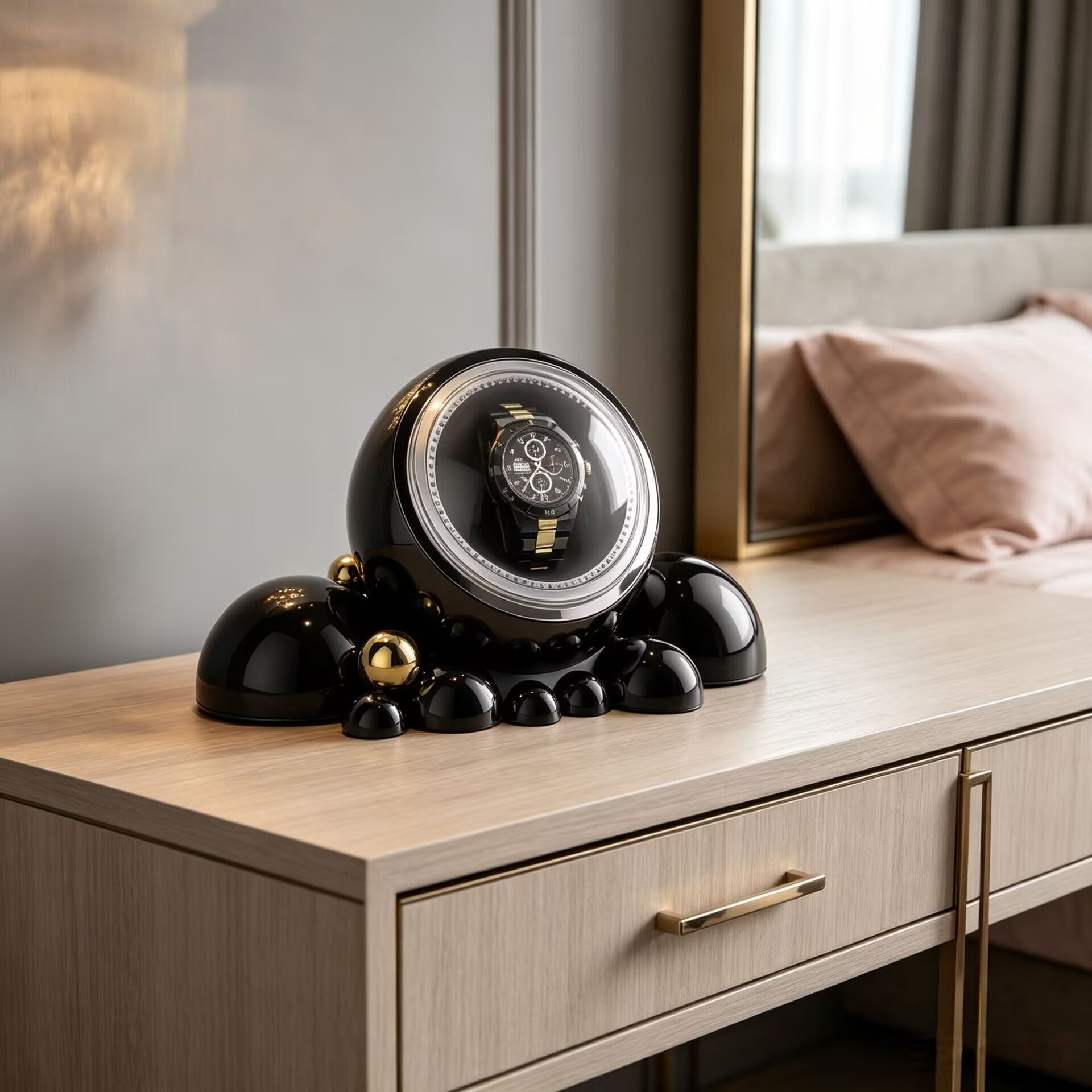 Cloud Italian Unique Creativity Stainless Steel Watch Winder