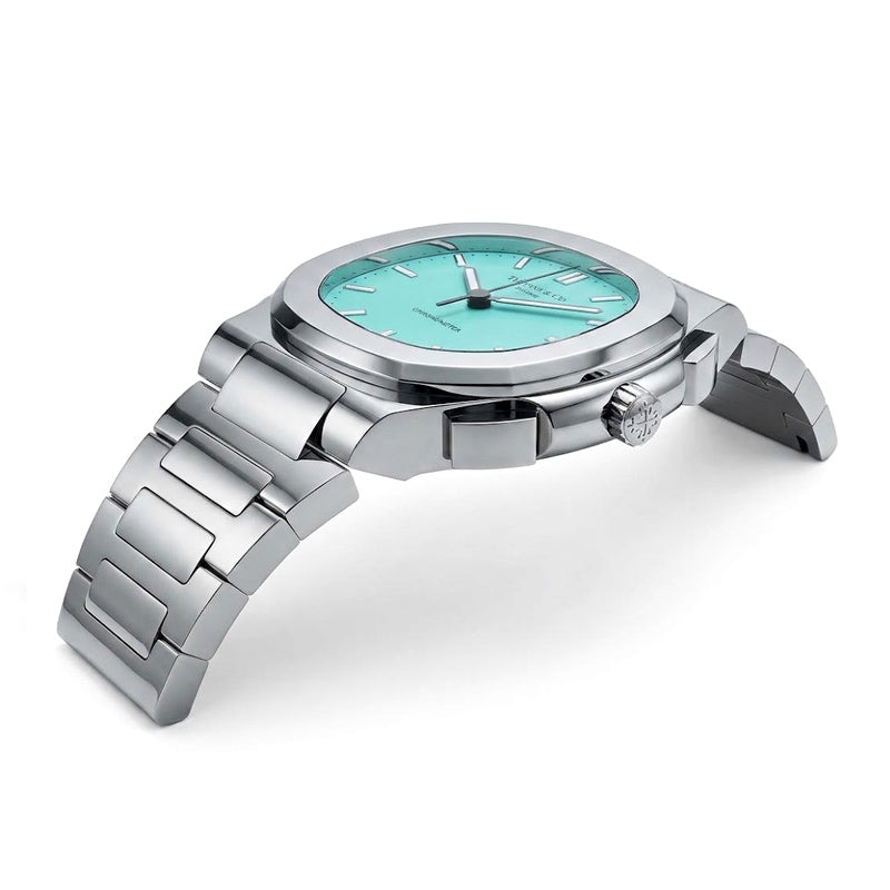 Villa Living Room Creativity Stainless Steel Nautilus Watch Coffee Table