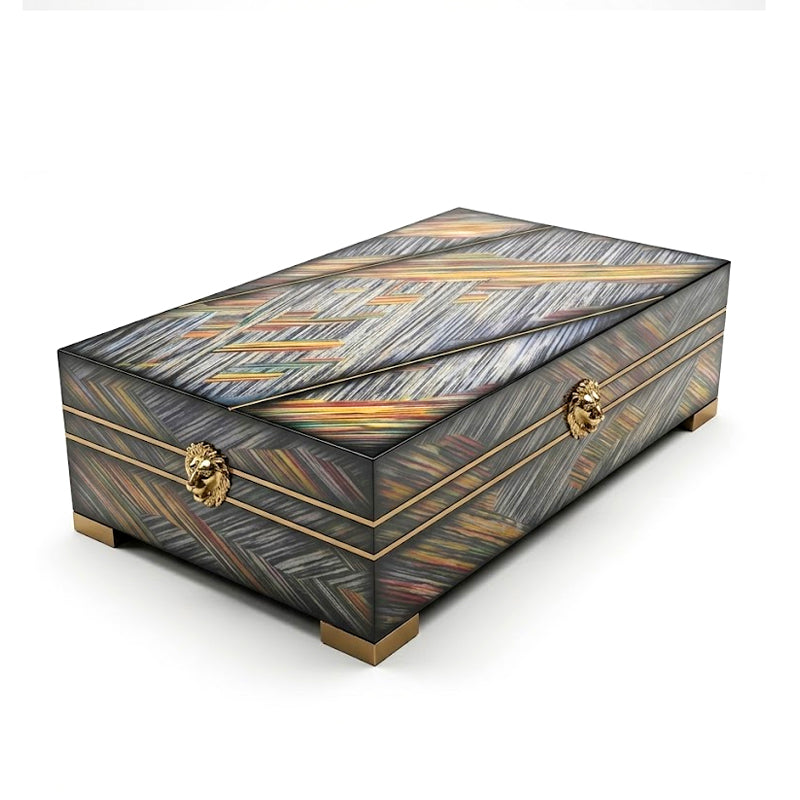Living Room Unique Creativity Solid Wood Hand-Painted Coffee Table