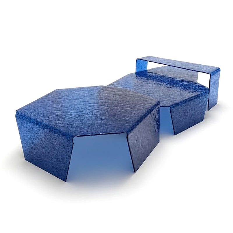 Luxurious Irregular Unique Creativity Acrylic Water Ripples Coffee Table