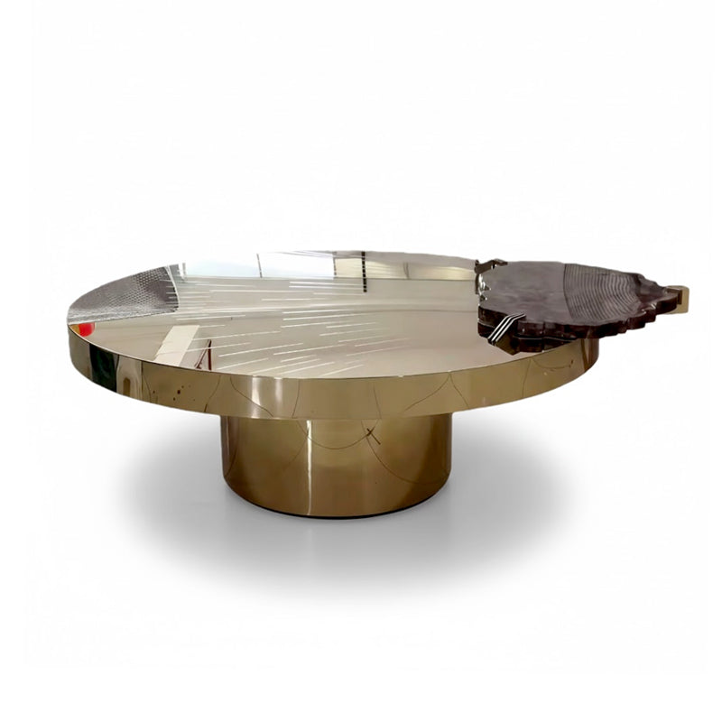 Designer Stainless Steel Modern Minimalism Living Room Coffee Table