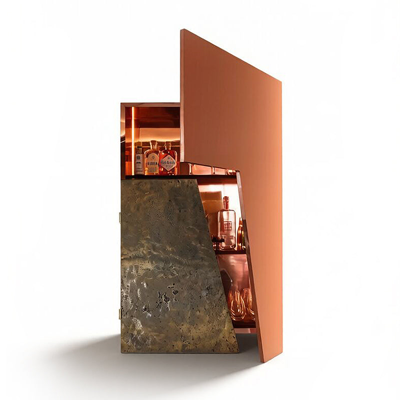 Comada High Quality Stainless Steel Wall-Mounted Wine Cabinet