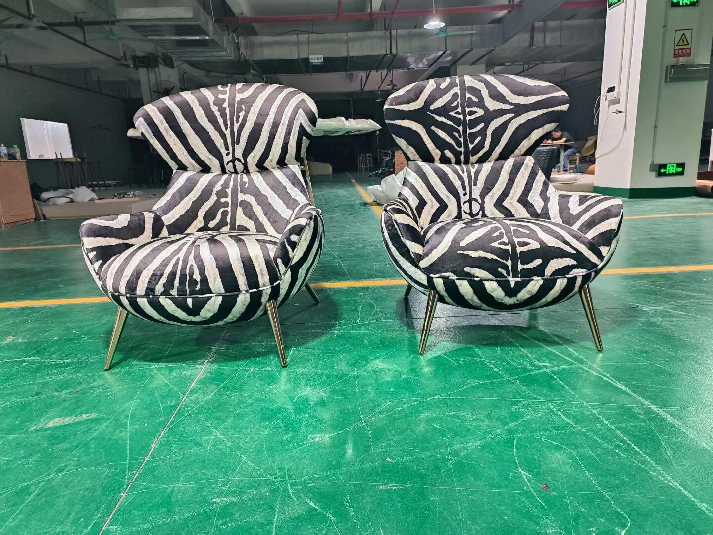 Curacao Artistic Unique Creative Minimalist Fabric Sofa Chair