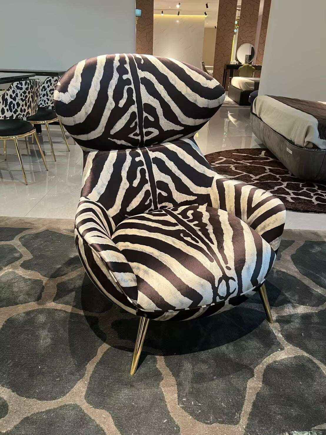 Curacao Artistic Unique Creative Minimalist Fabric Sofa Chair