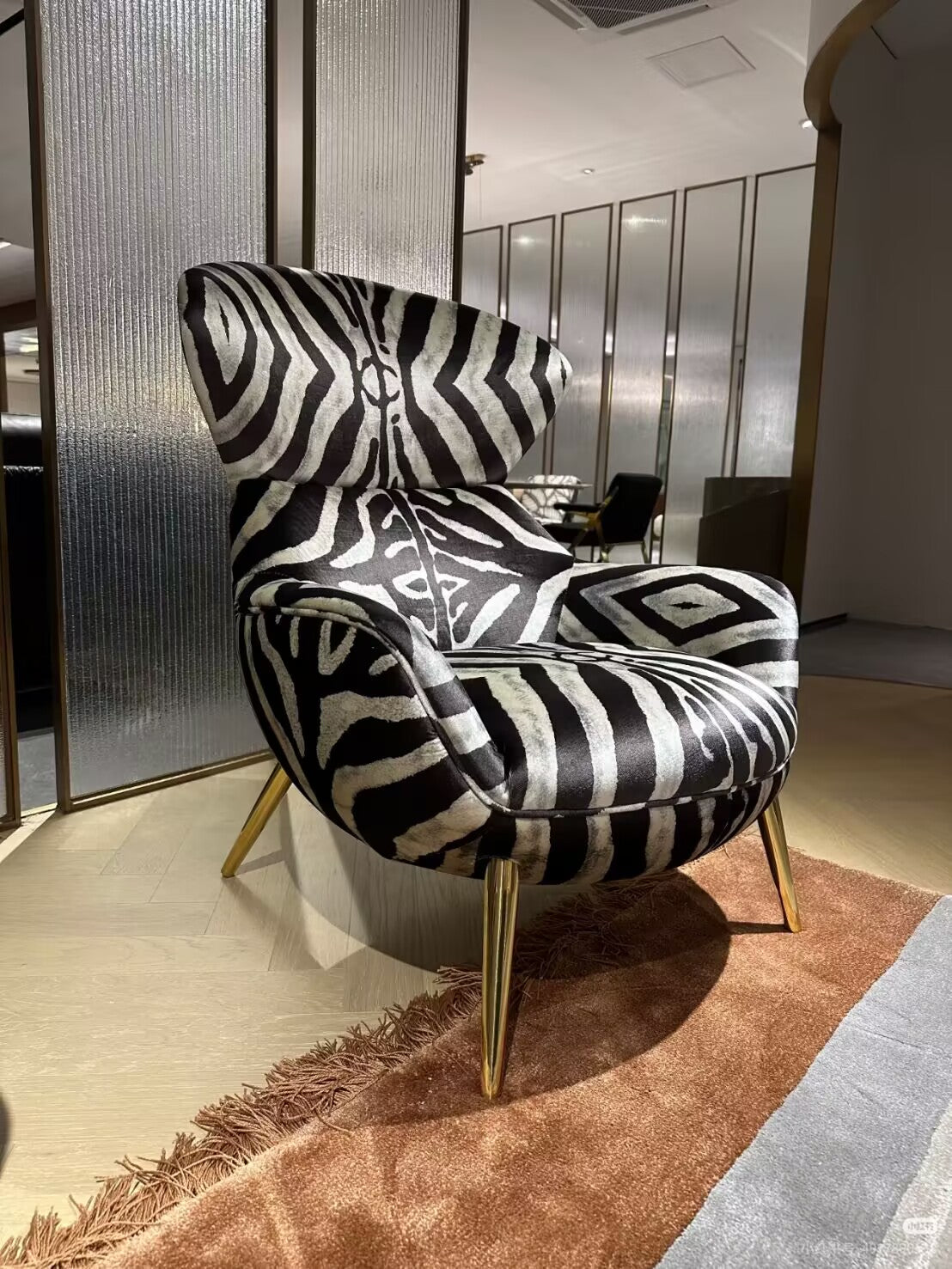Curacao Artistic Unique Creative Minimalist Fabric Sofa Chair