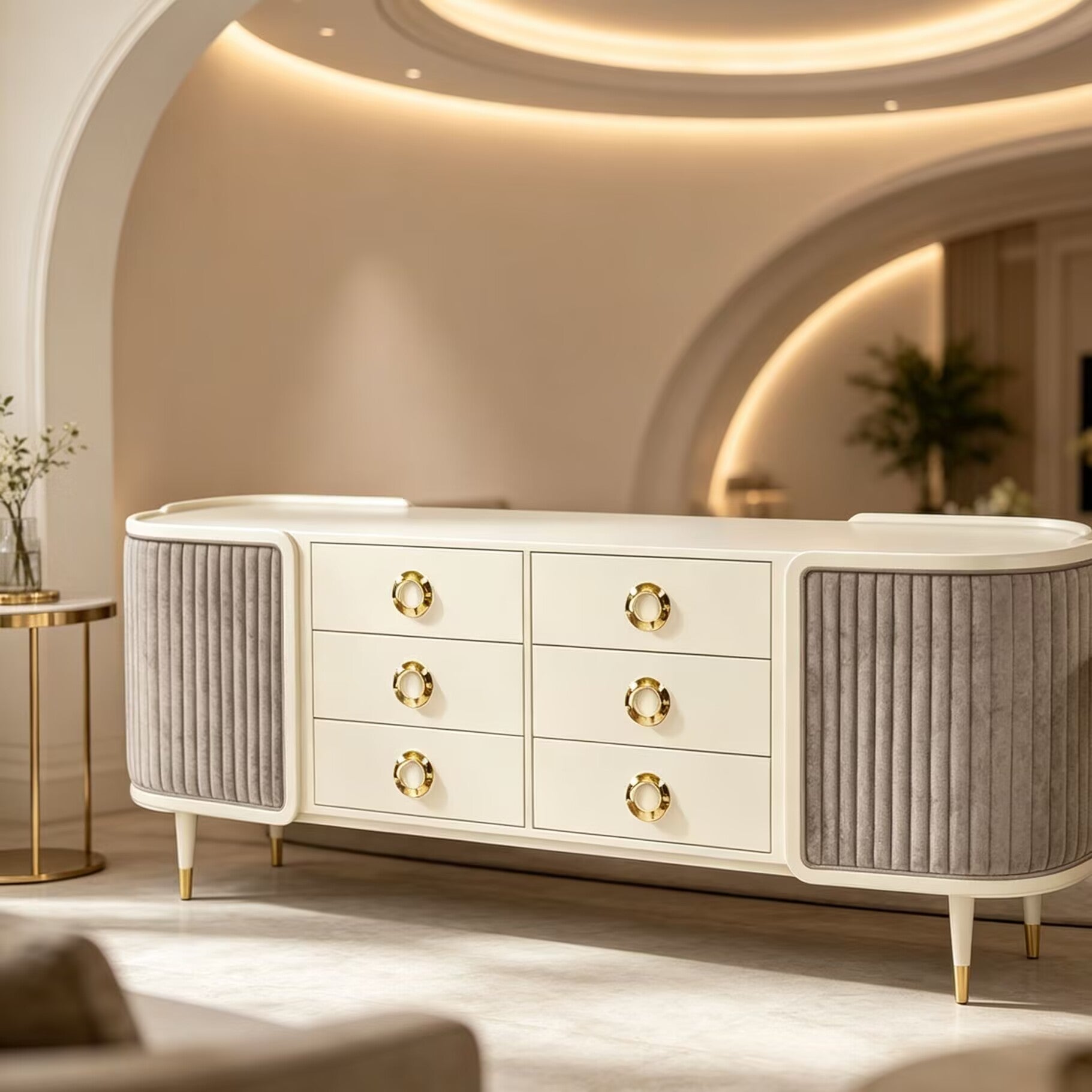 Davis Designer Unique Creativity Customize Solid Wood Sideboard