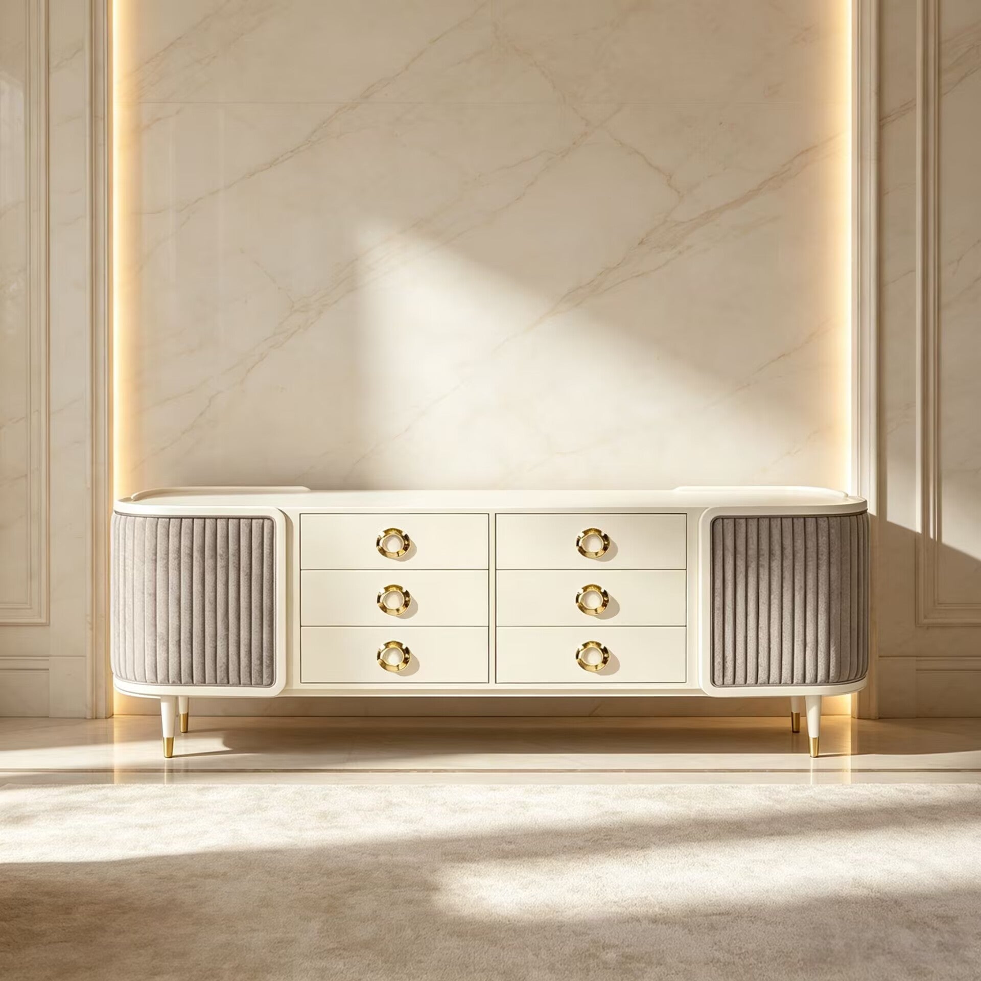 Davis Designer Unique Creativity Customize Solid Wood Sideboard