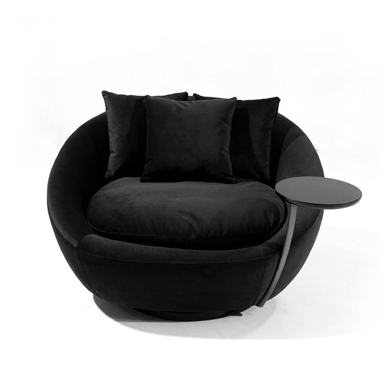 Desiree Lacoon Modern Simplicity Rotation Single Fabric Sofa Chair