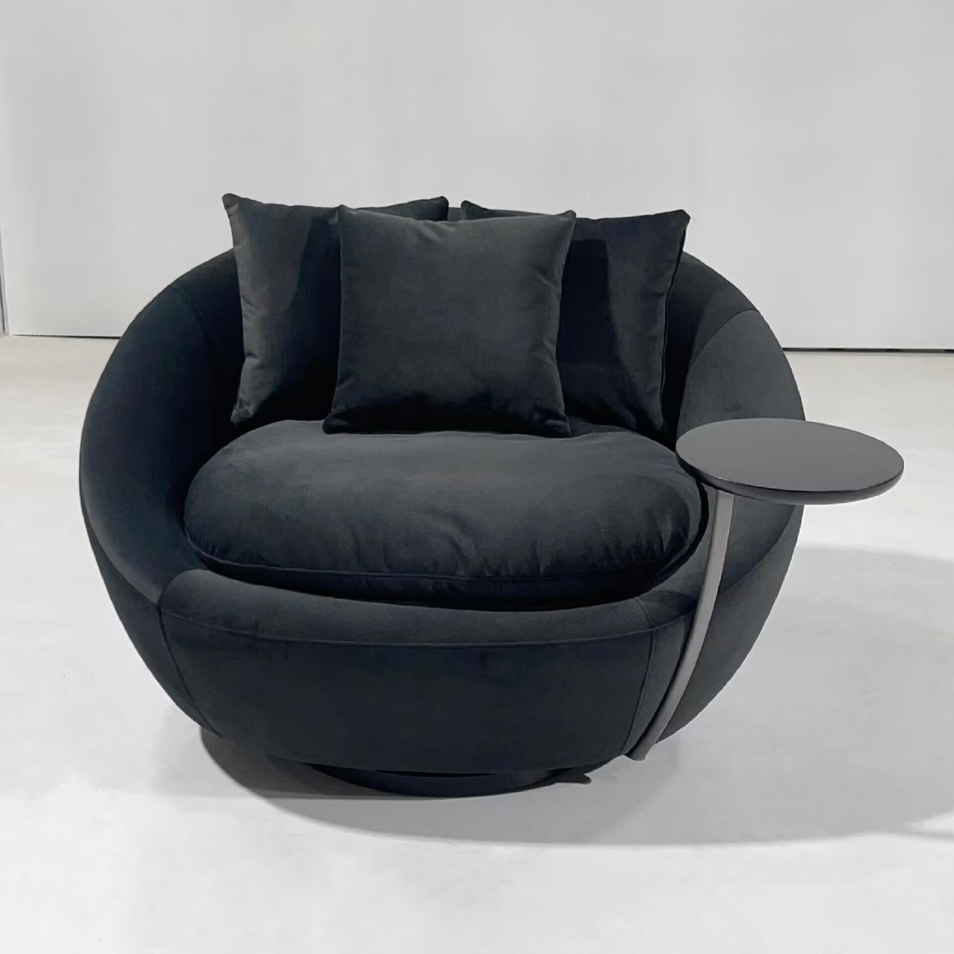 Desiree Lacoon Modern Simplicity Rotation Single Fabric Sofa Chair
