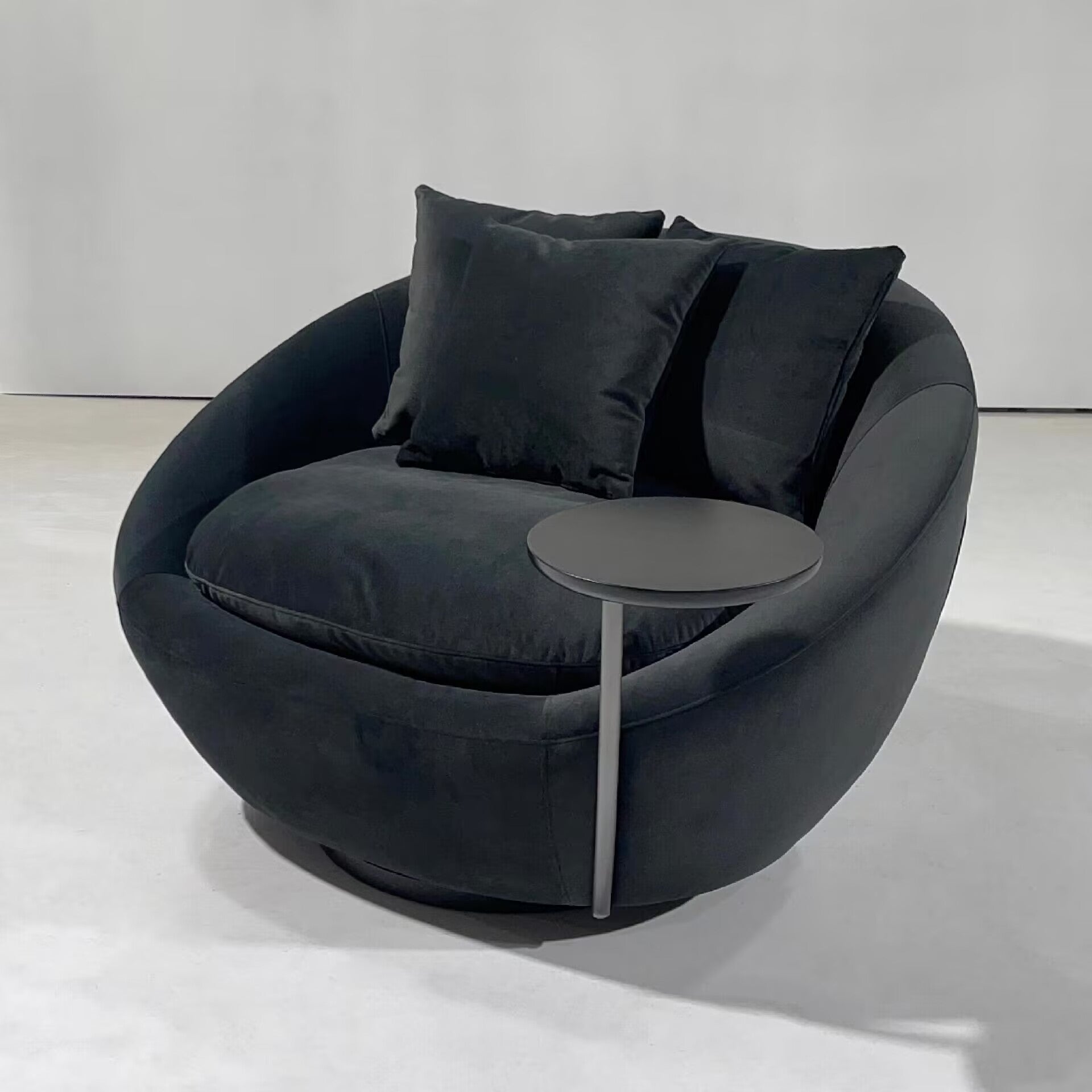 Desiree Lacoon Modern Simplicity Rotation Single Fabric Sofa Chair