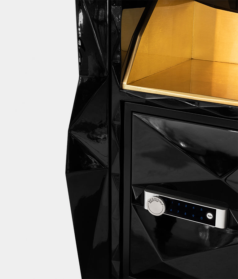 diamond black Art Design luxury safe
