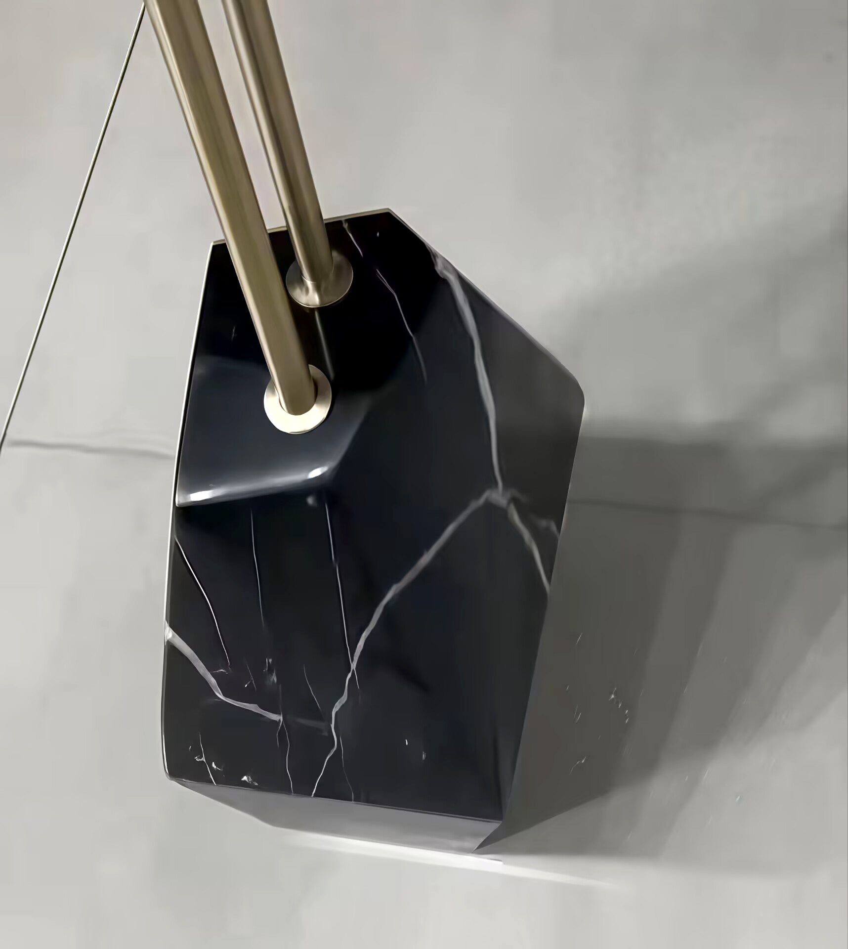 Diamond Upscale Marble Minimalism Stainless Steel Towel Rack