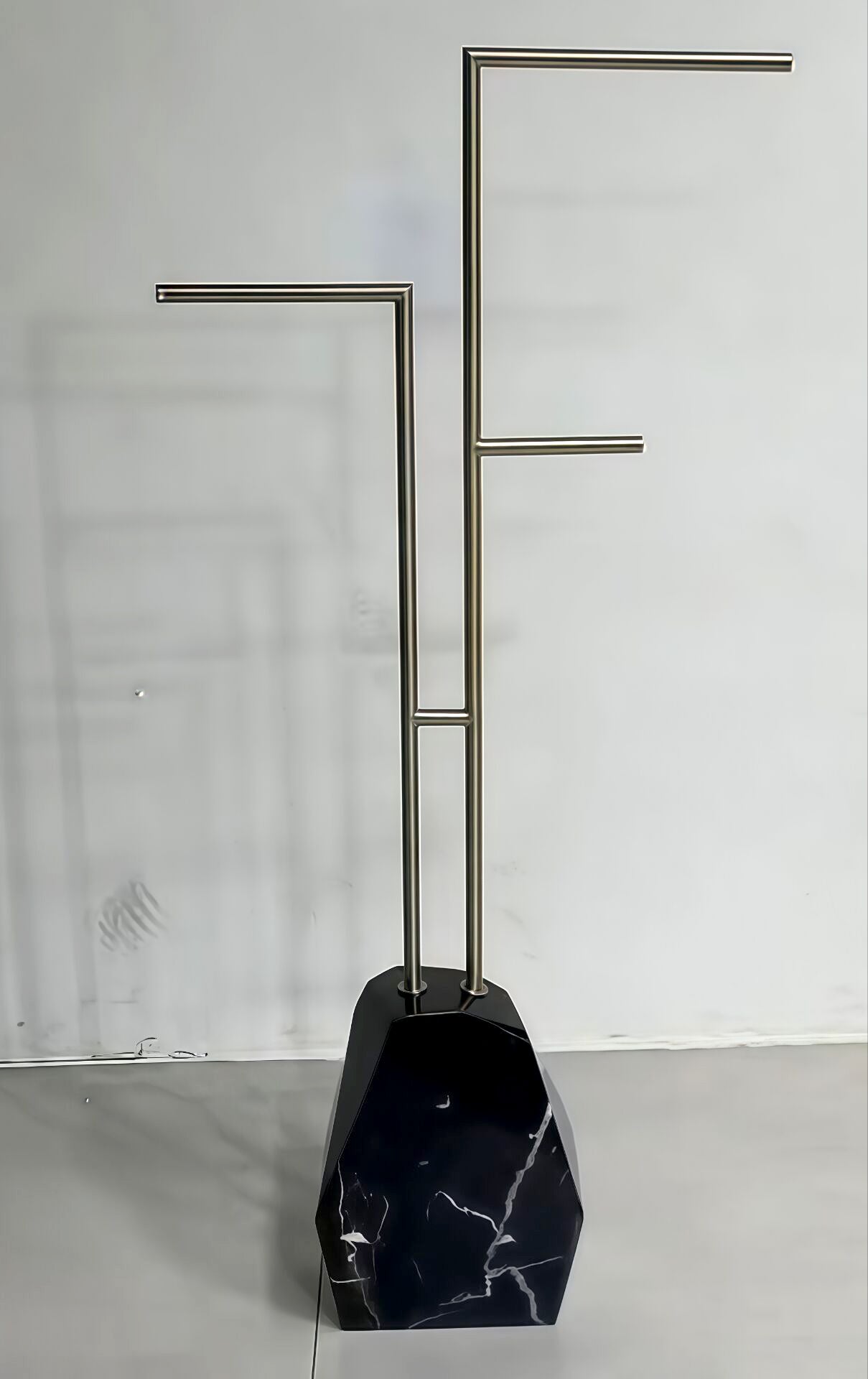 Diamond Upscale Marble Minimalism Stainless Steel Towel Rack