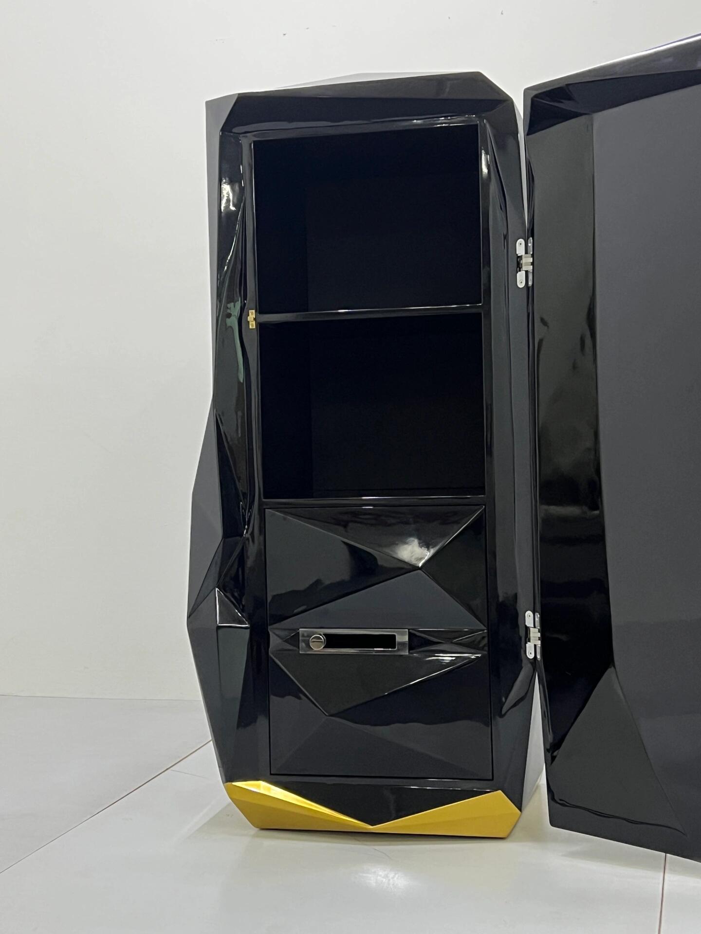 diamond black Art Design luxury safe