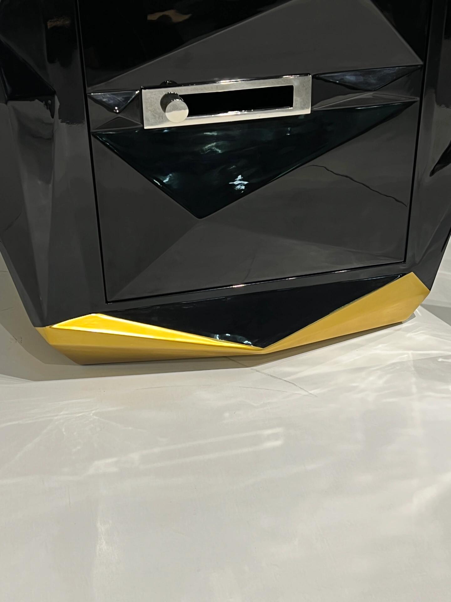 diamond black Art Design luxury safe