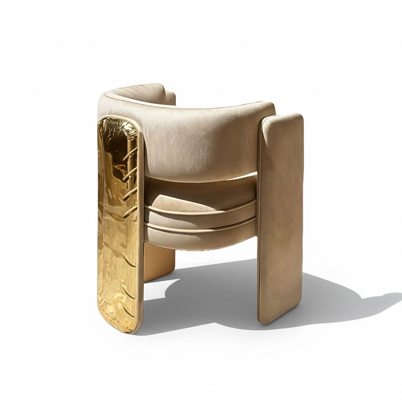 Modern Luxury High End Unique Creative Custom Brass Dining Chair
