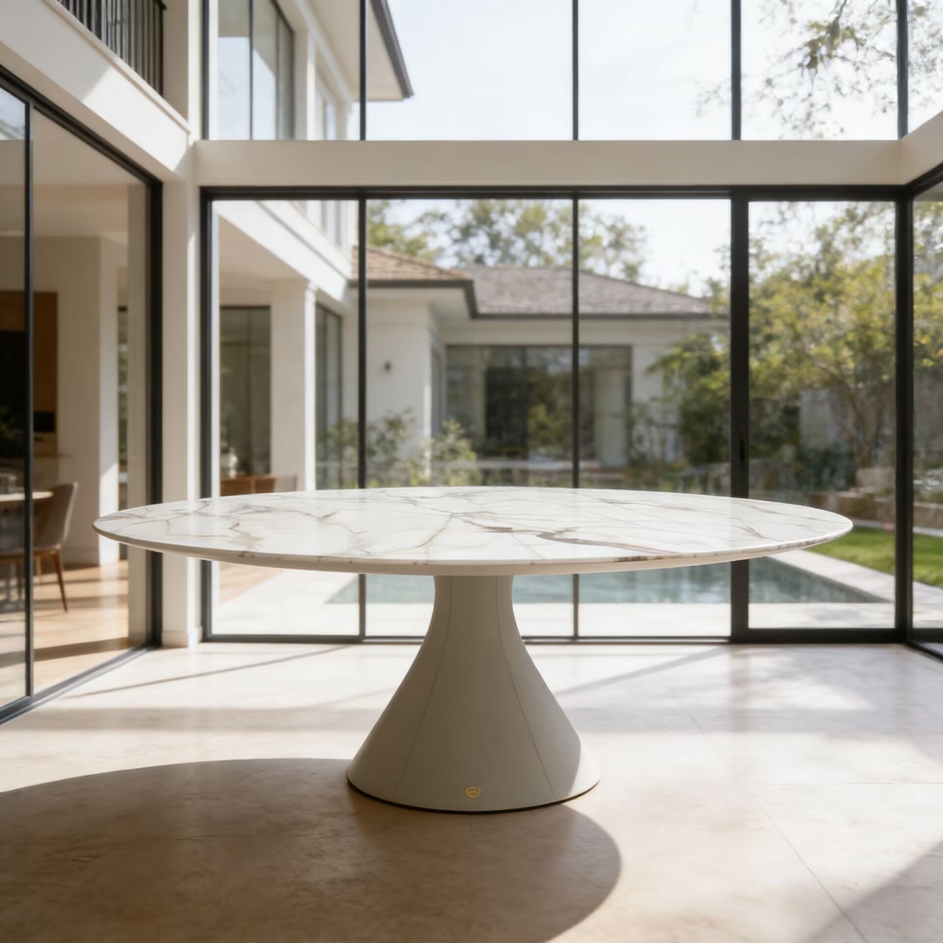 Discovery Modern Creativity High-End Marble Circular Dining Table
