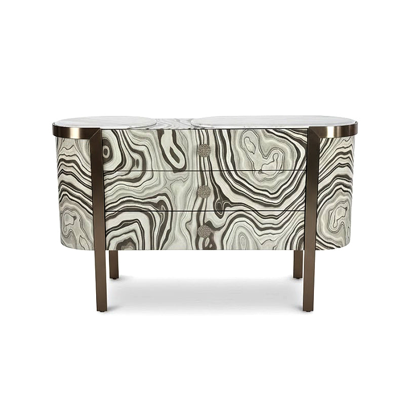 Doris Modern High End Solid Wood Artistic Household Sideboard