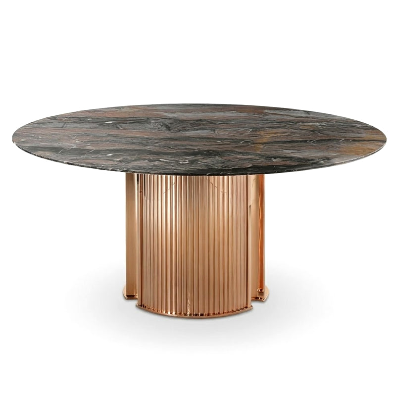 Douglas Italian High-End Marble Circular Customize Dining Table