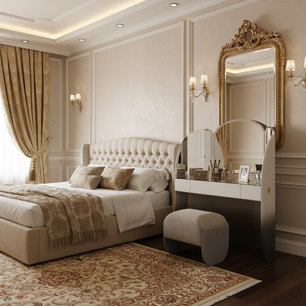 Italian minimalist design dressing table