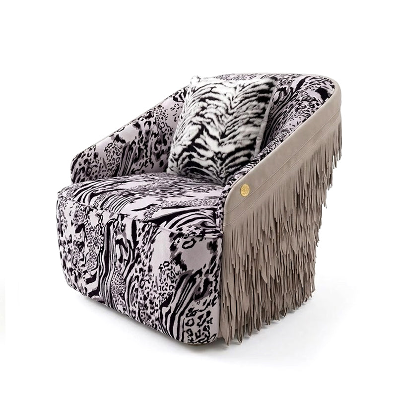 Dudley Italian Living Room Upscale Genuine Leather Sofa Chair