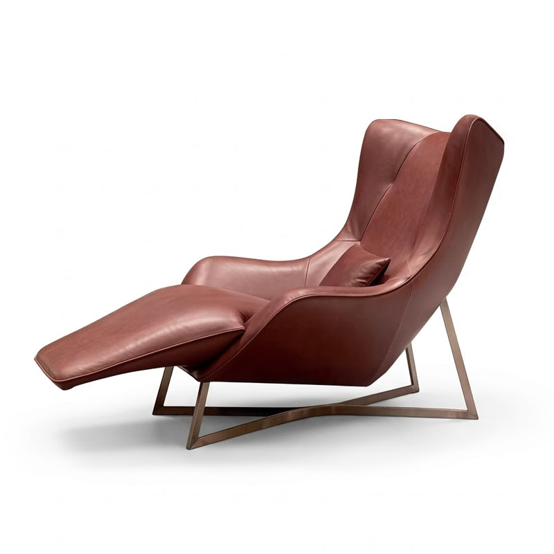 Egoiste Living Room High-End Genuine Leather Single Lounge Chair