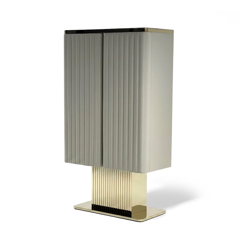 Elite Unique Creativity High-End Solid Wood Metal Wine Cabinet