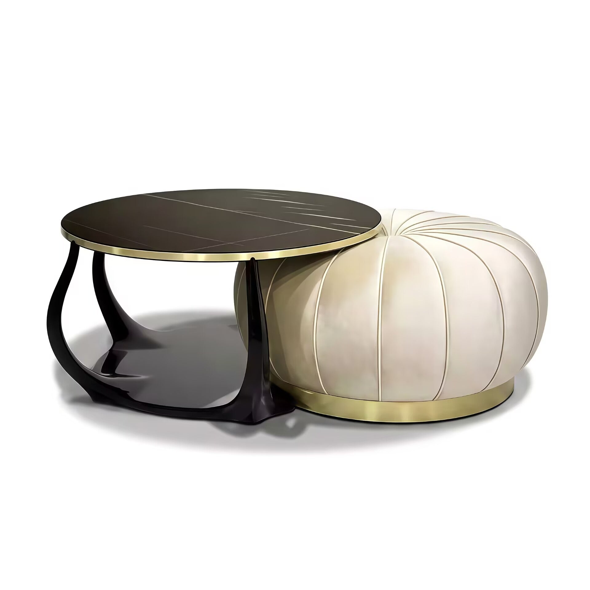 Embrace Modern Luxury Unique Combination Marble Coffee Table
