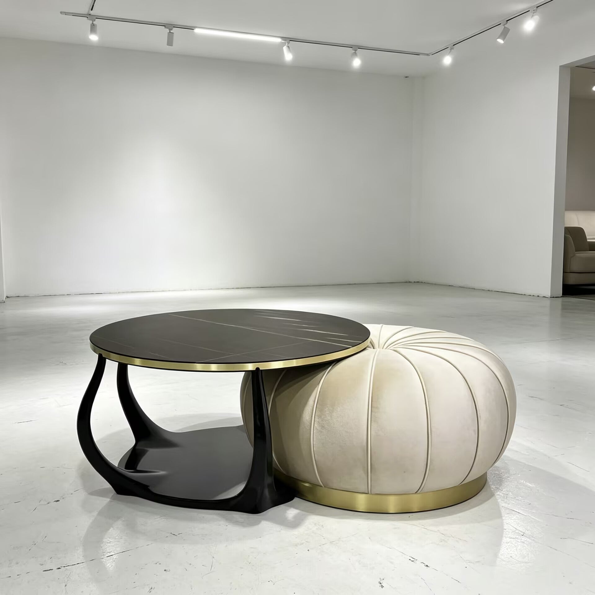 Embrace Modern Luxury Unique Combination Marble Coffee Table