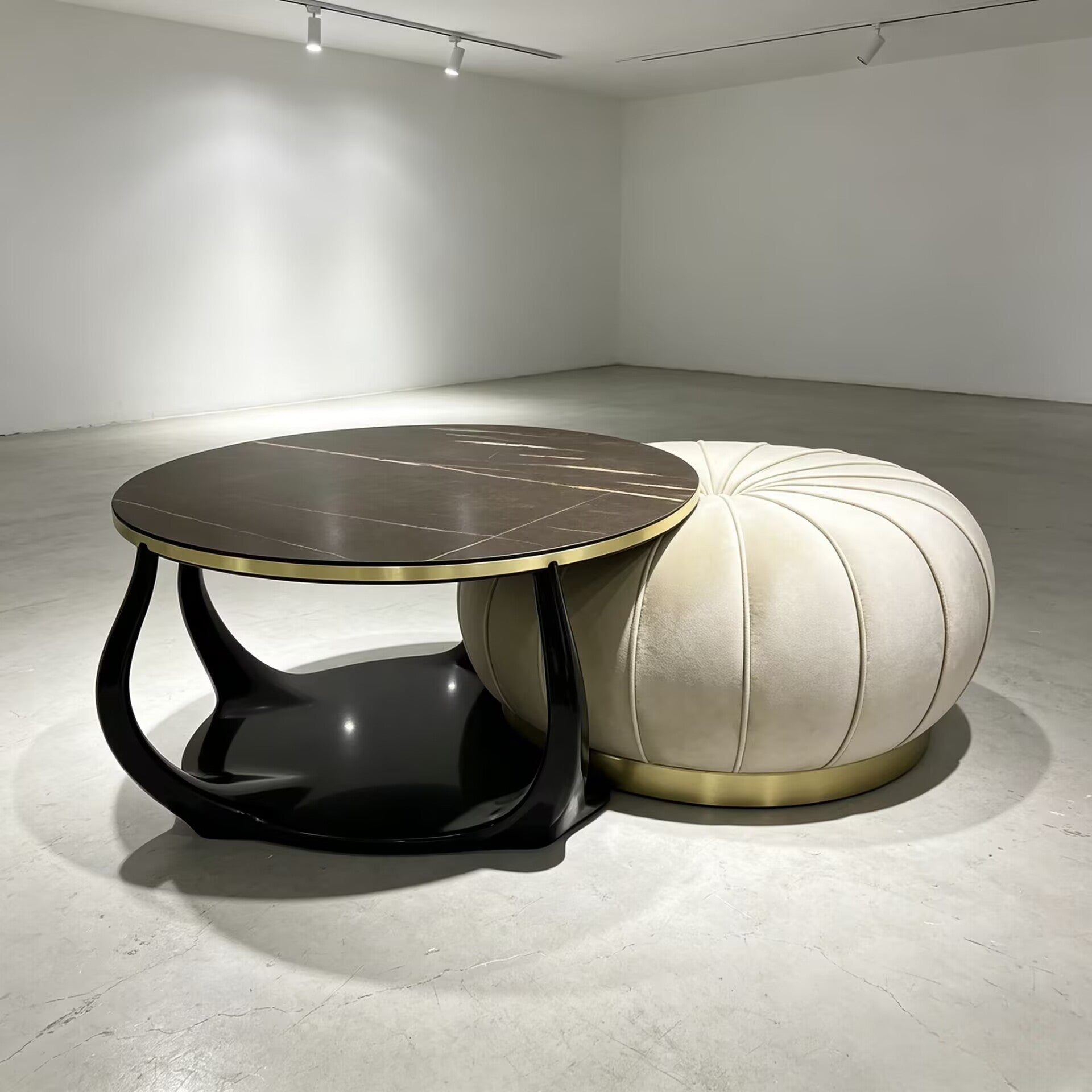 Embrace Modern Luxury Unique Combination Marble Coffee Table