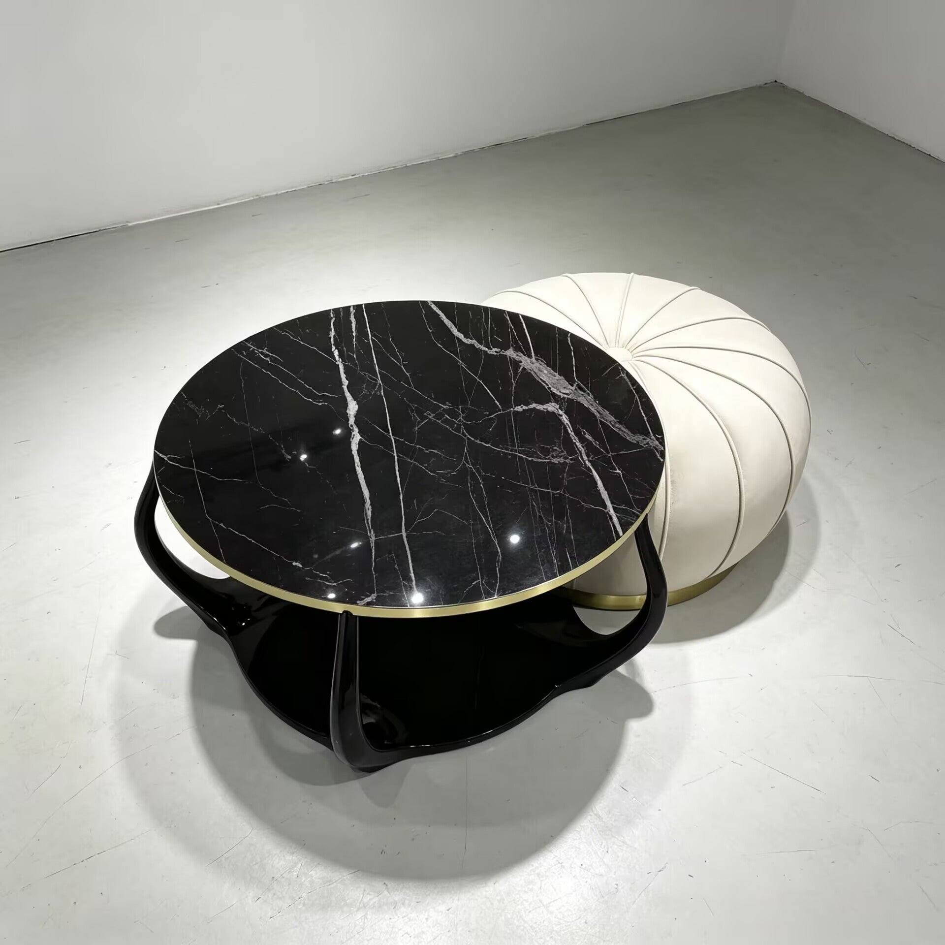 Embrace Modern Luxury Unique Combination Marble Coffee Table