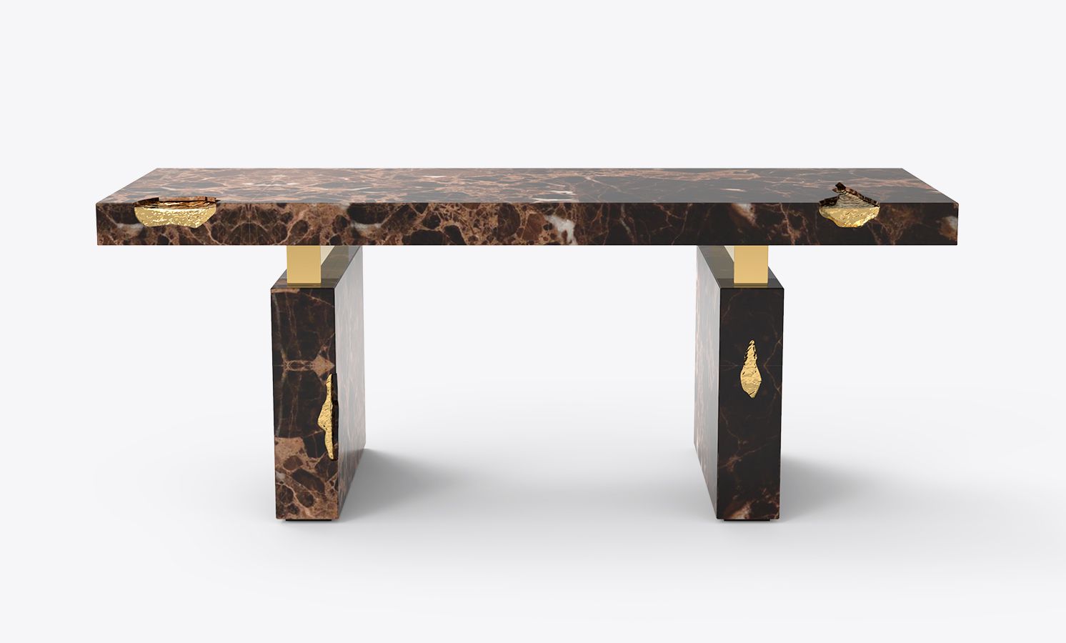 empire Emperador natural marble desk