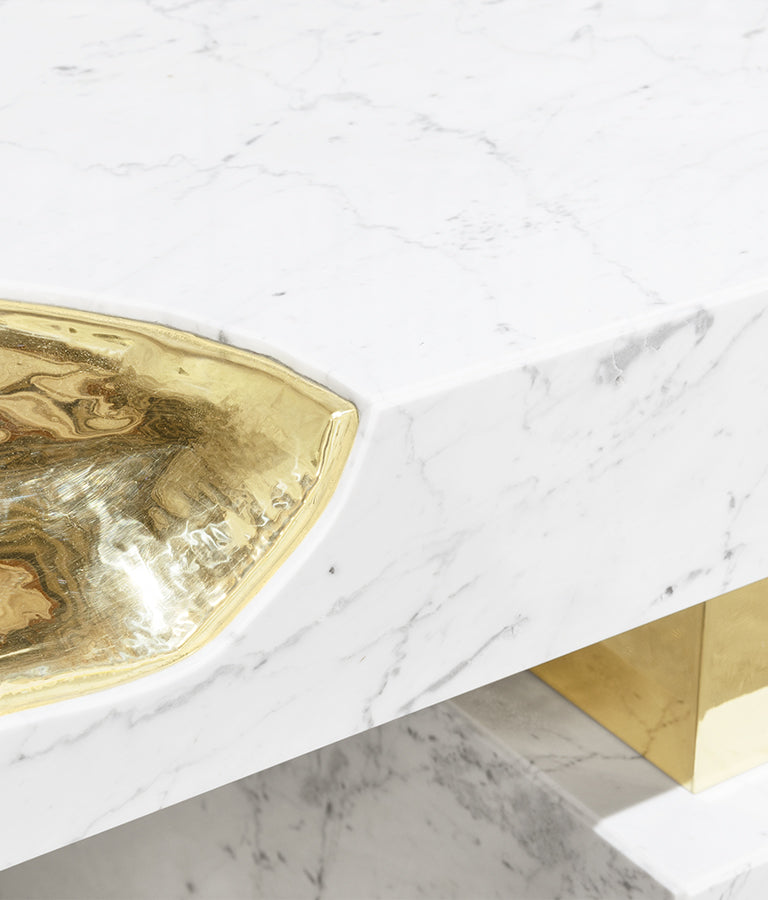 empire Emperador natural marble desk