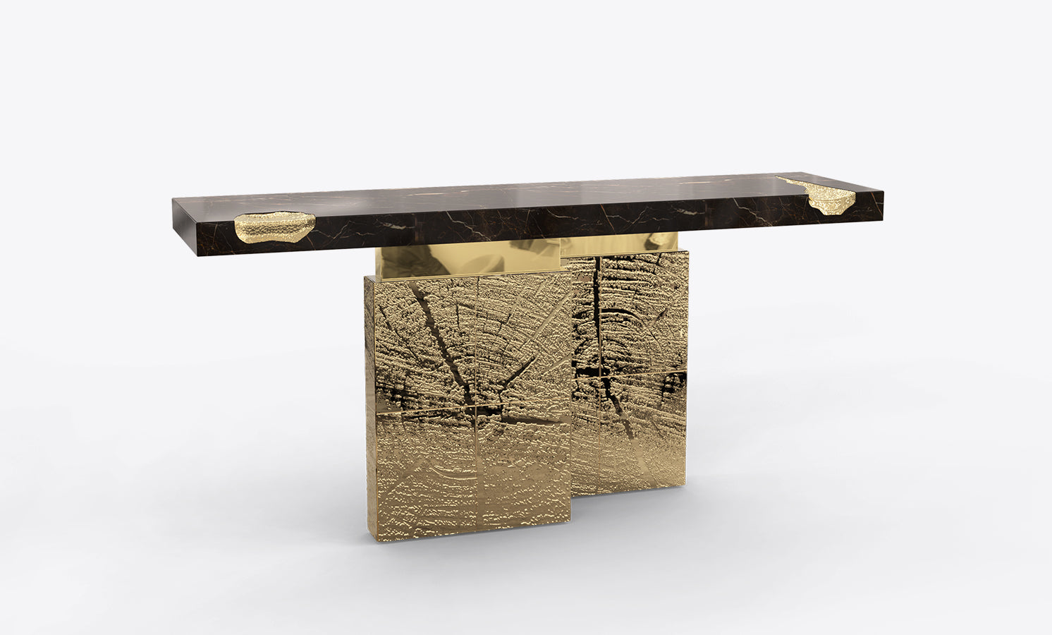 EMPIRE III Luxurious brass etching CONSOLE