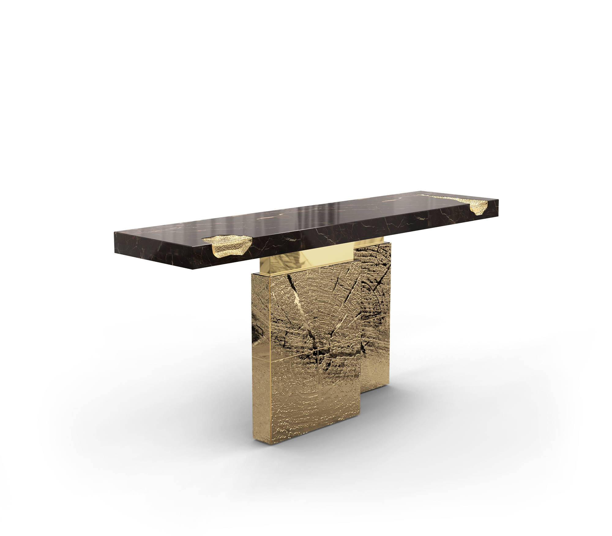 EMPIRE III Luxurious brass etching CONSOLE