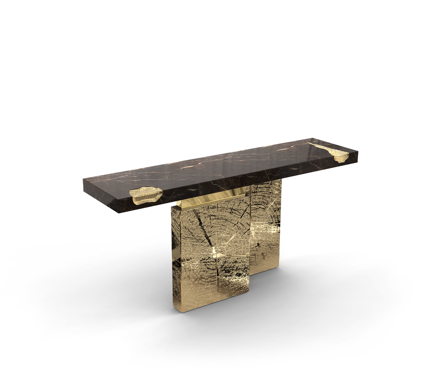 EMPIRE III Luxurious brass etching CONSOLE