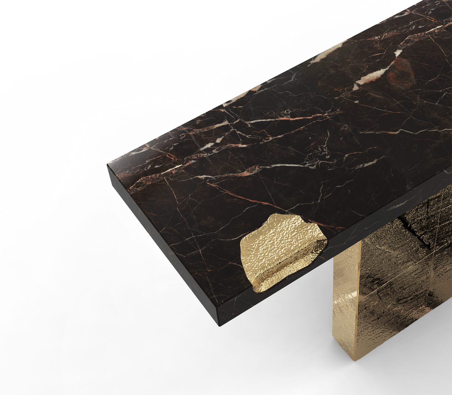 EMPIRE III Luxurious brass etching CONSOLE