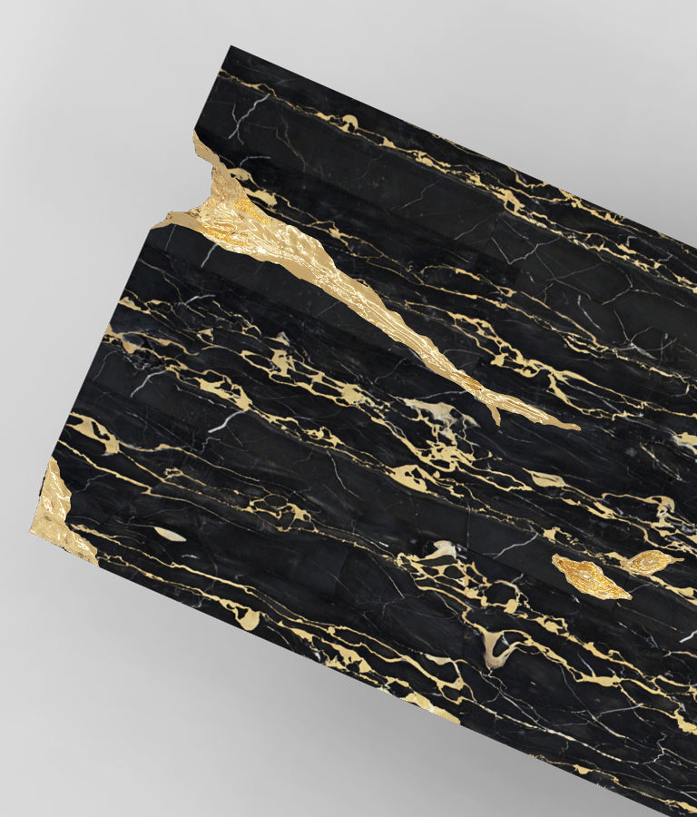 Brass Solid wood EMPIRE DINING TABLE