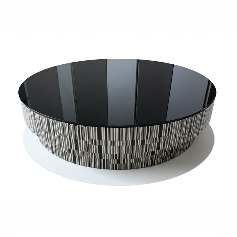 Enigma Modern Minimalism Tempered Glass Combination Coffee Table