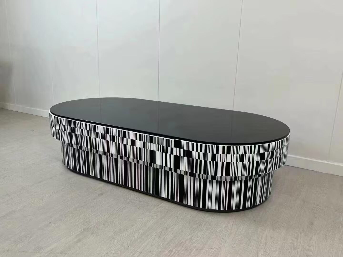 Enigma Modern Minimalism Tempered Glass Combination Coffee Table