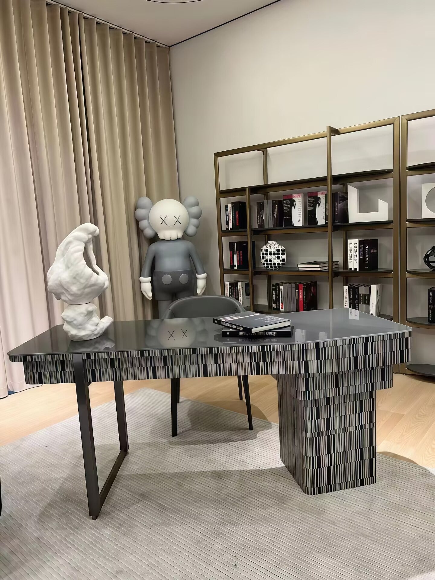 Enigma Modern Upscale Creativity Personality Solid Wood Desk