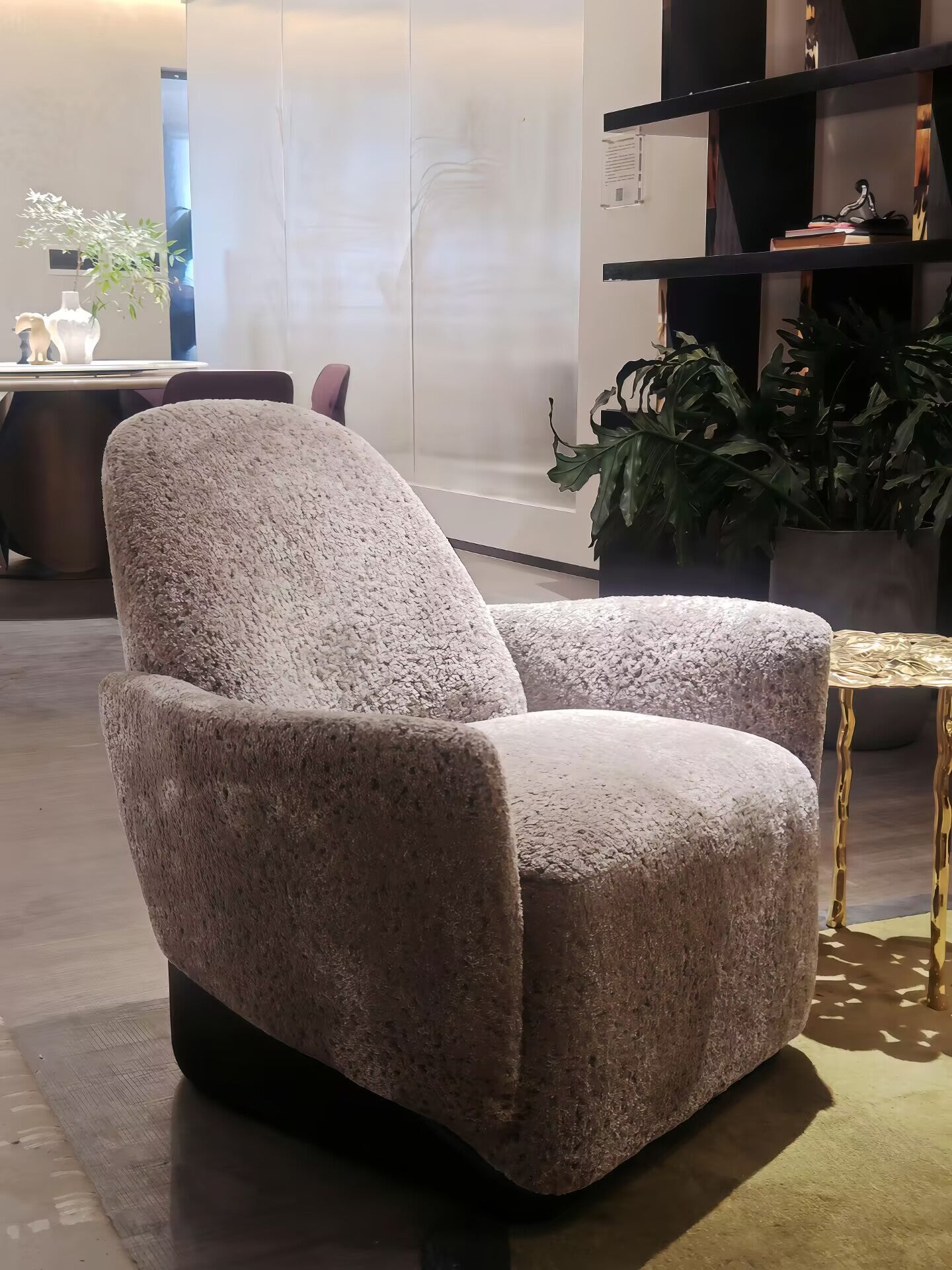 Eug E Ne Living Room Modern Simplicity Fabric Single Sofa Chair